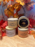 Seasonal Autumn Collection- 4oz. Tins- Highly Scented