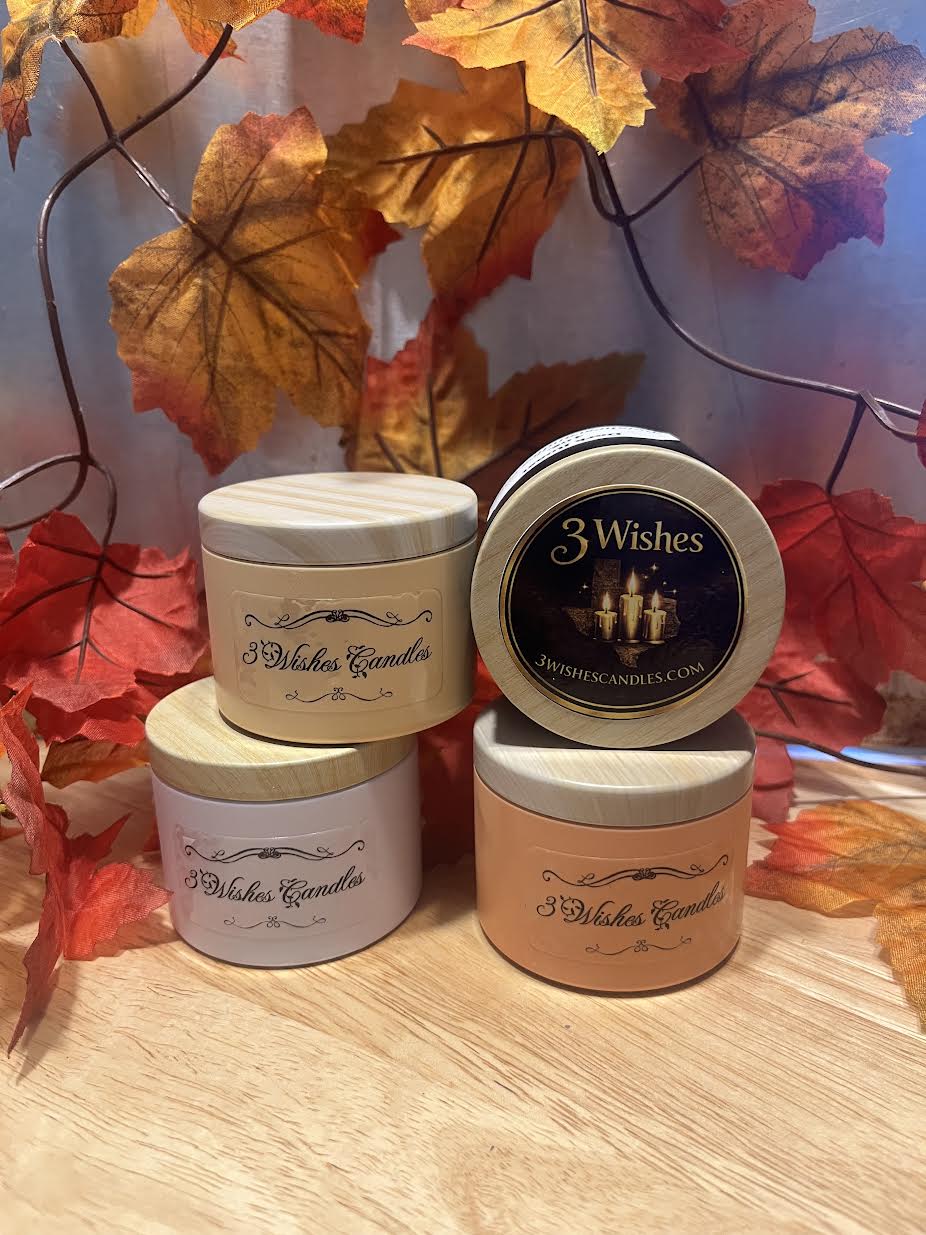 Seasonal Autumn Collection- 4oz. Tins- Highly Scented
