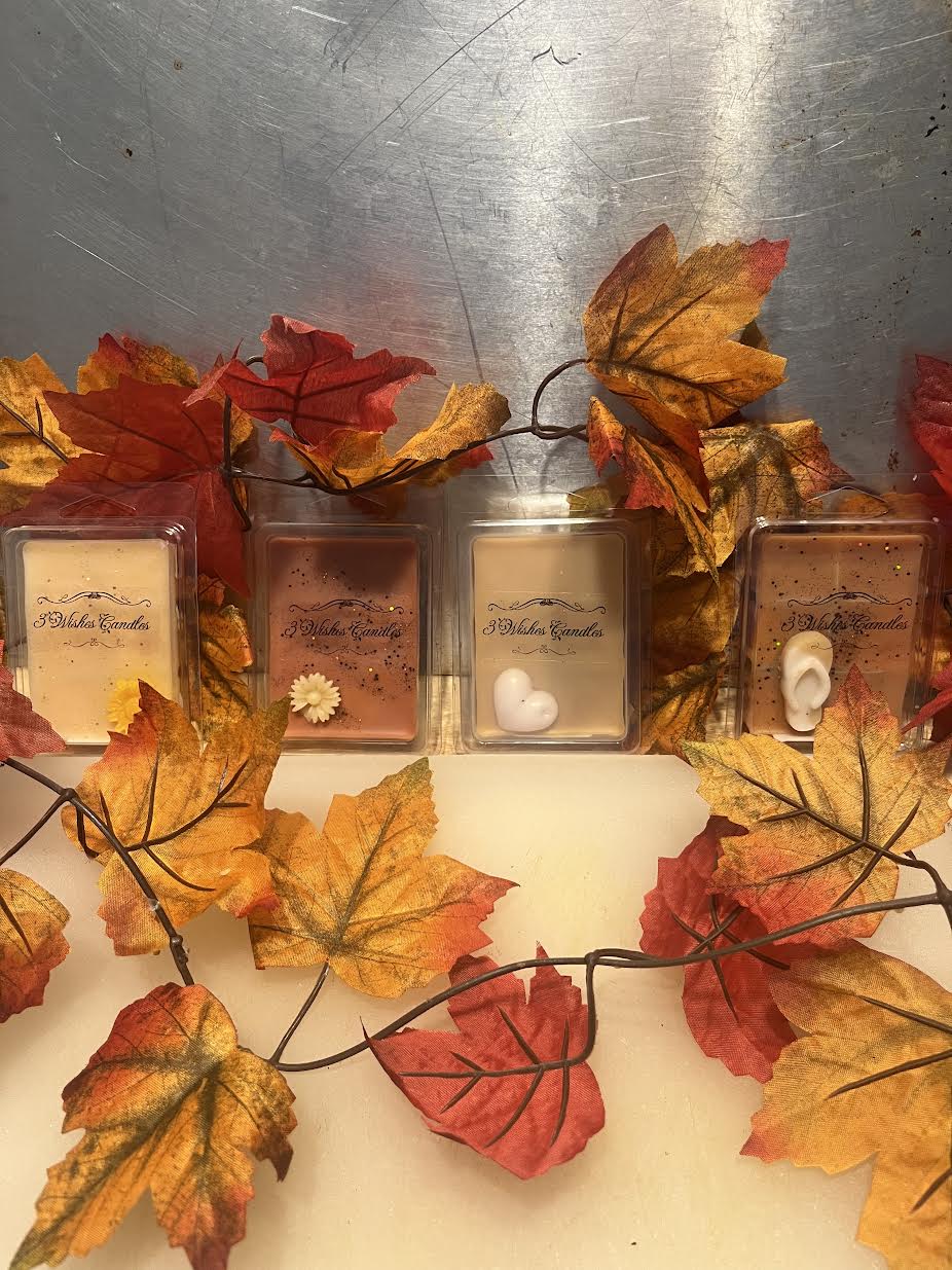 Seasonal Autumn Collection- Wax Melts 6 cube- Highly Scented