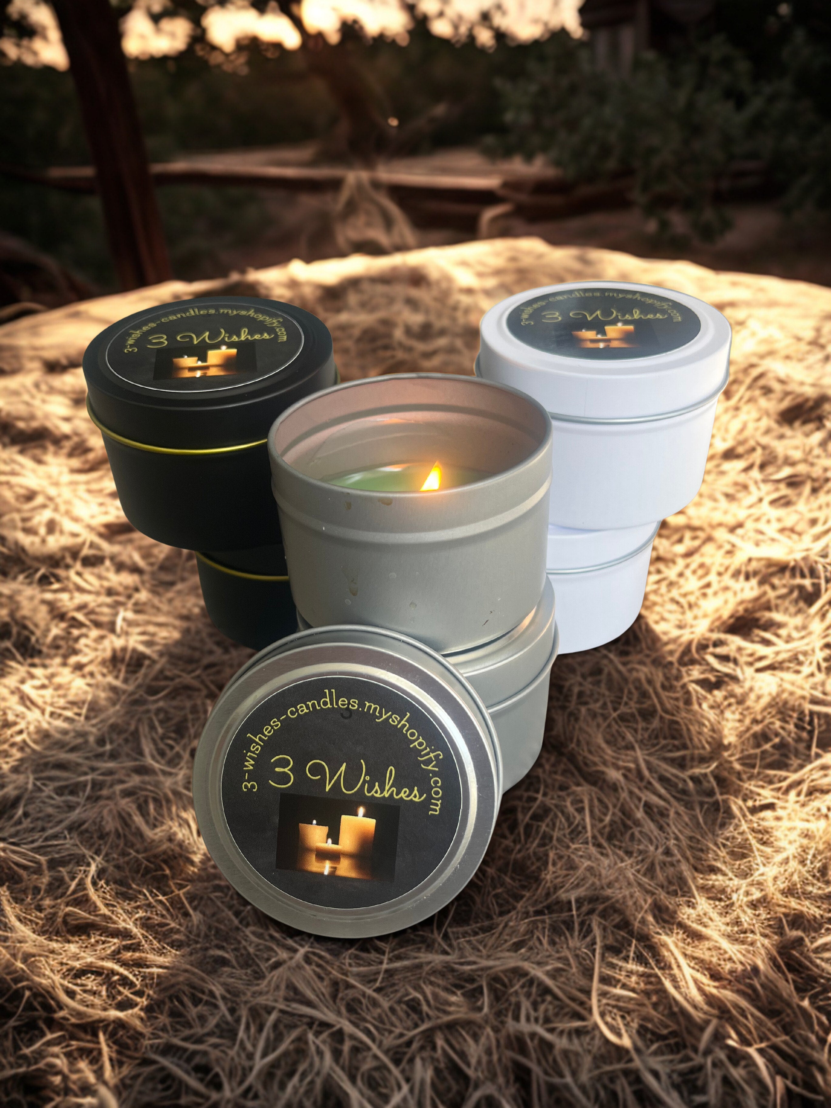 4 oz Tins- Highly Scented