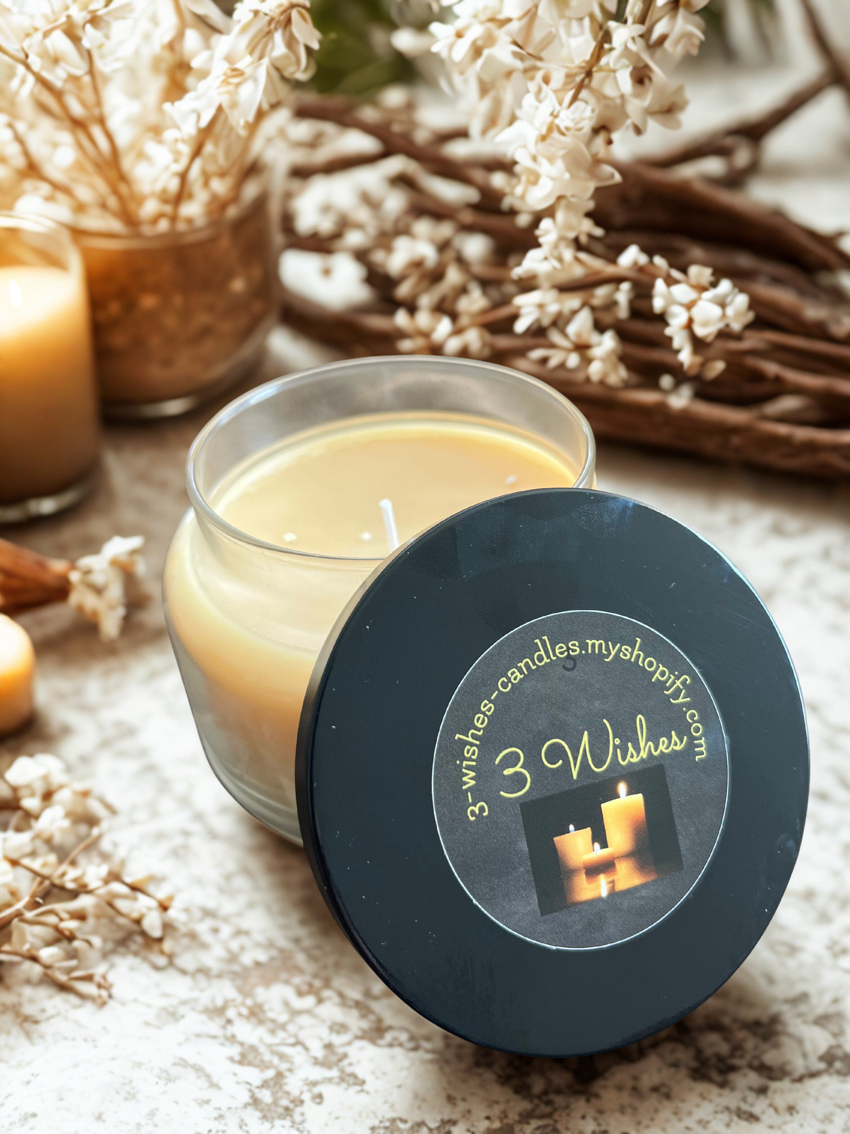 Vanilla Bean 15 oz-Highly Scented