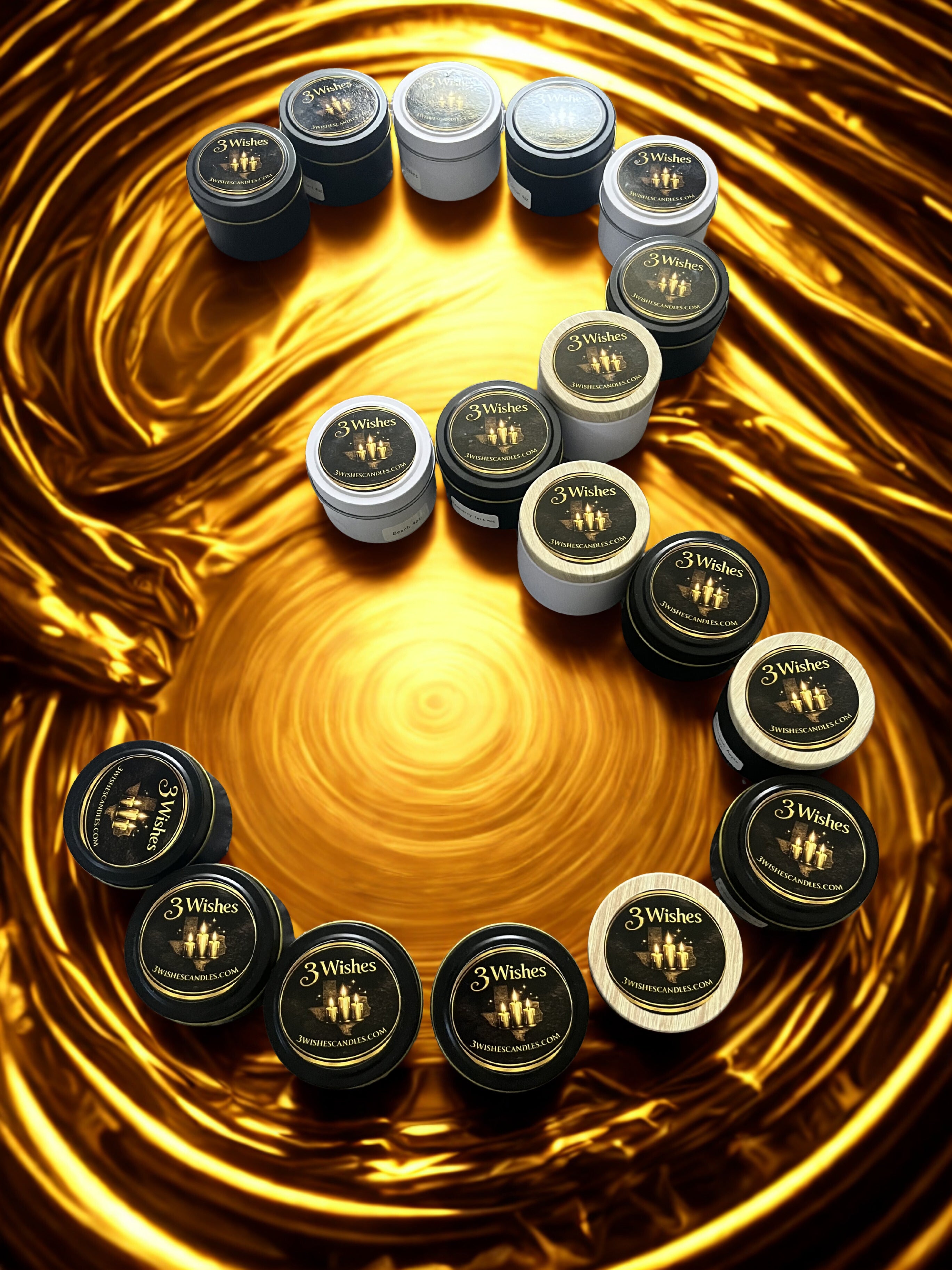 4 oz Tins- Highly Scented